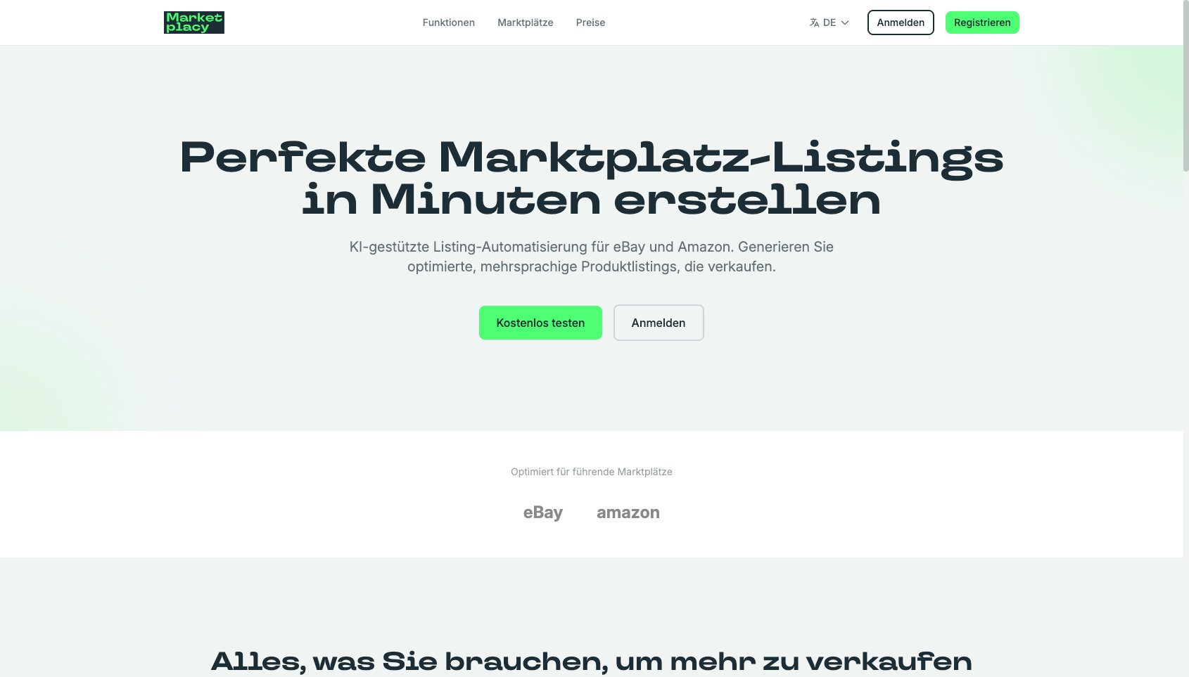 marketplacy.com Screenshot